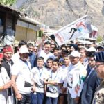 सुरक्षित जोशीमठ का संदेश देने के लिए दौड़े खिलाड़ी