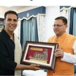 फिल्म अभिनेता अक्षय कुमार किए बाबा केदार के दर्शन, मुख्यमंत्री धामी से भी मिले